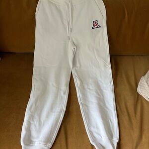 UofA - LULULEMON WOMENS BLOCK A RELAXED FIT FLEECE HIGH RISE JOGGER size 4